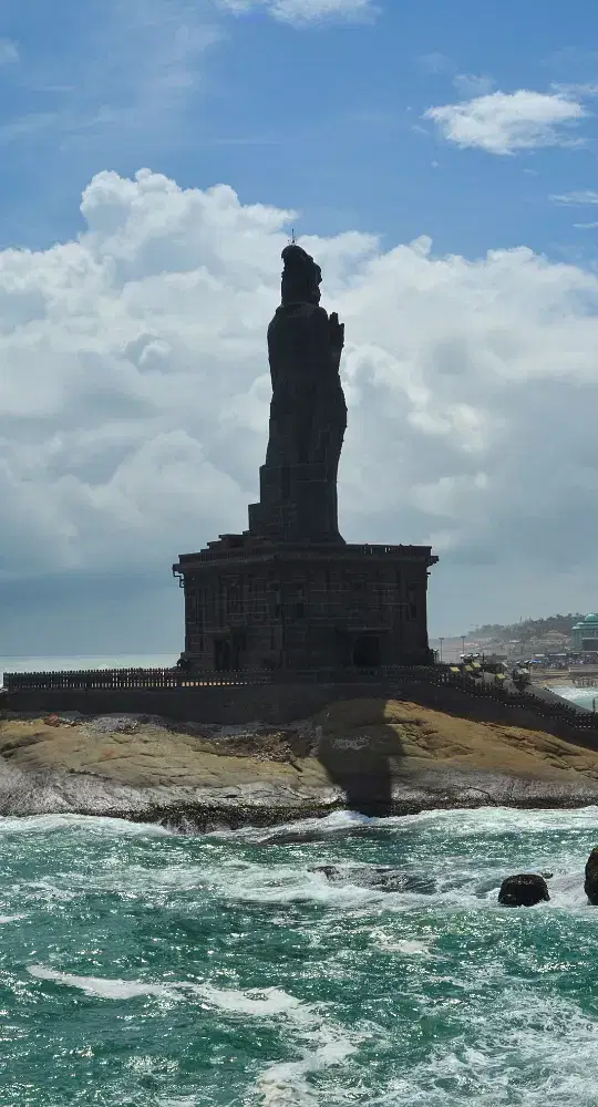 Statue in Kanyakumari, India.