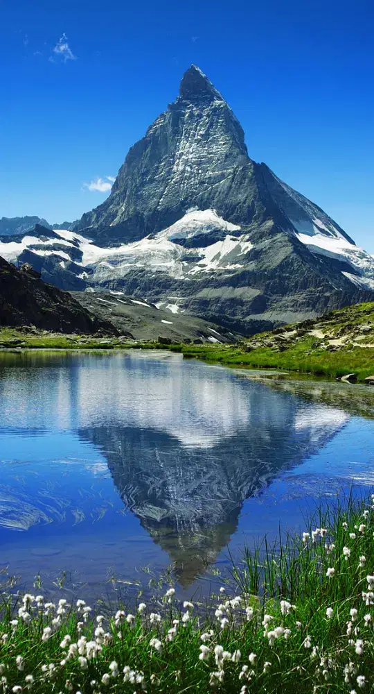 Scenic Swiss train journey landscape