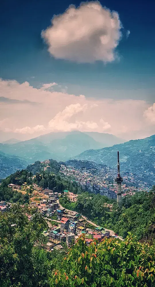 Hillside at gangtok