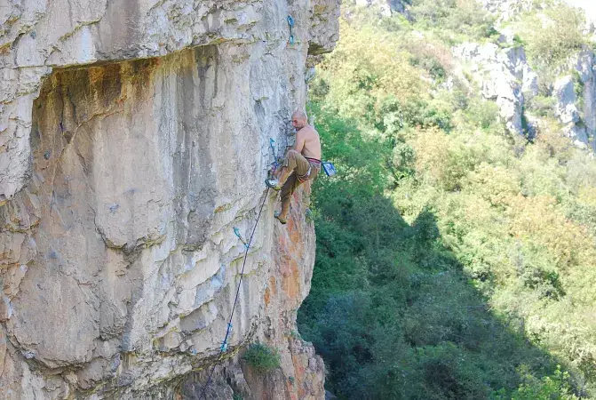 Rock Climbing And Rappelling