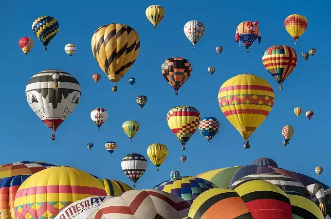 Hot Air Balloon at Sunrise