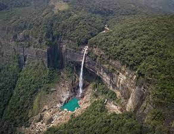 Nohkalikai Waterfalls