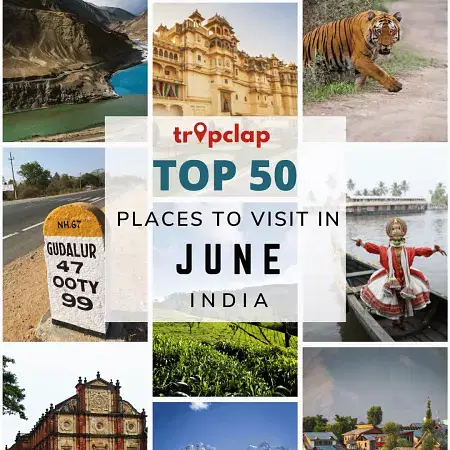 Top 50 Best Places to Visit in June in India (2025)